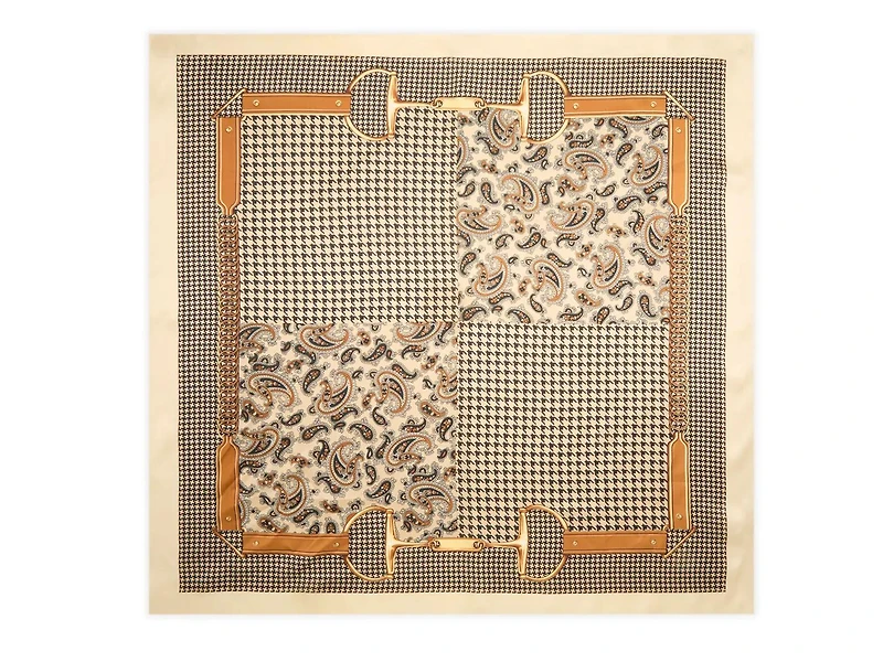 Houndstooth & Paisley Scarf