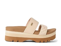 Banded Horizon Platform Sandal