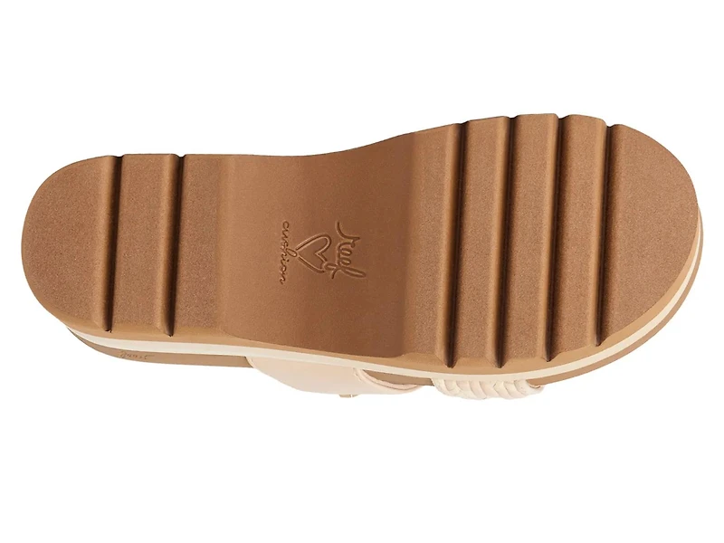 Banded Horizon Platform Sandal