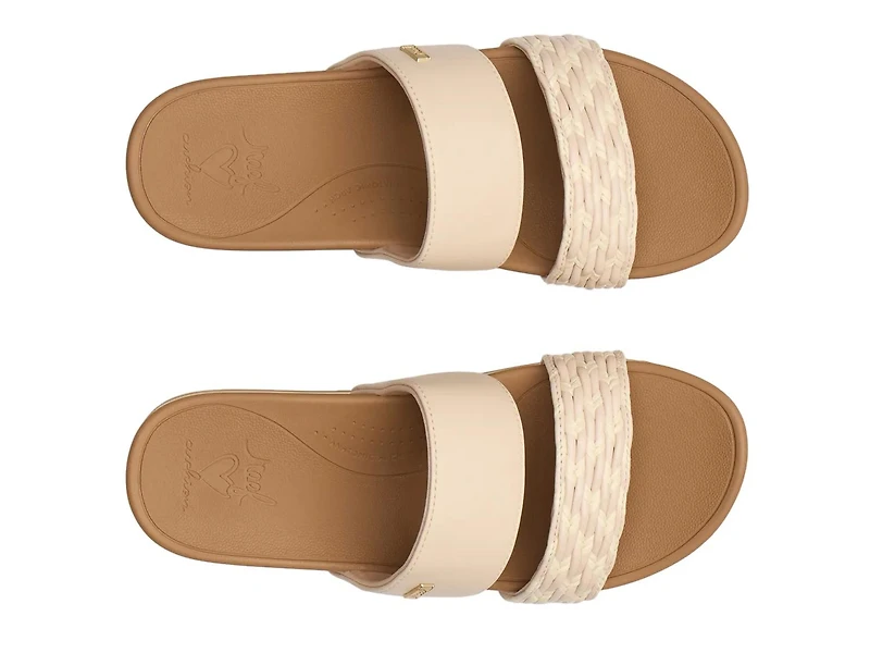 Banded Horizon Platform Sandal