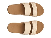 Banded Horizon Platform Sandal