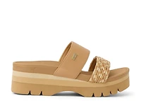 Banded Horizon Platform Sandal