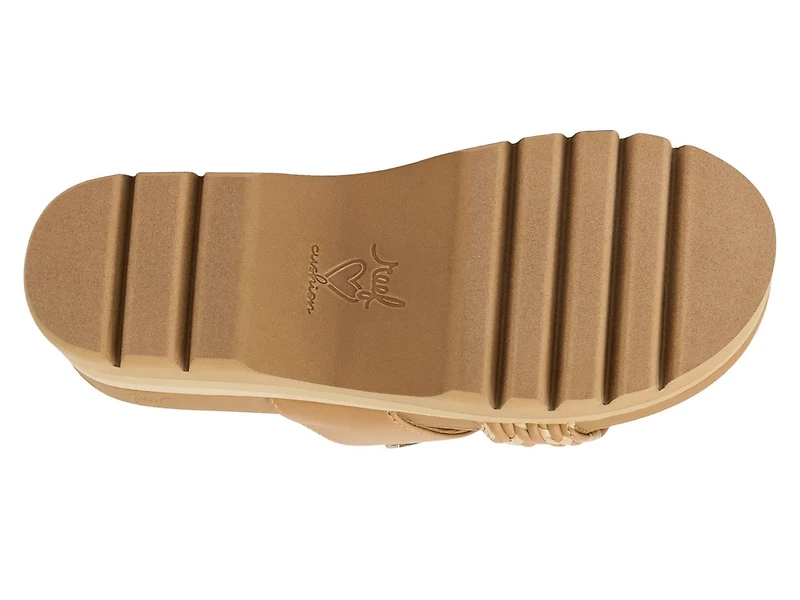 Banded Horizon Platform Sandal