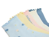 Floral Waffle Women's Ankle Socks