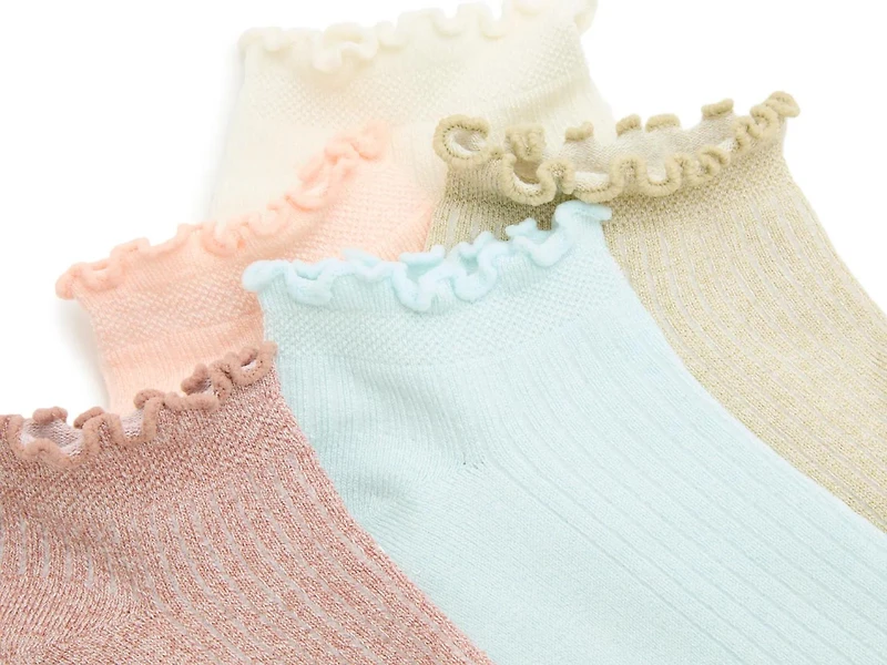 Marled Women's No Show Socks - 5 Pack