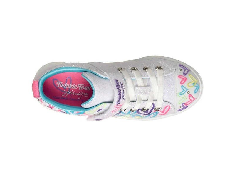 Twinkle Toes x JGoldcrown Sparks Love Medley Light-Up Sneaker - Kids'