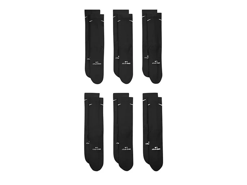 Everyday Elevated Crew Socks - 6 Pack