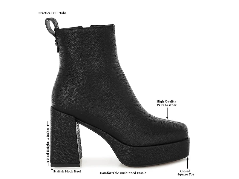 Poulin Platform Bootie