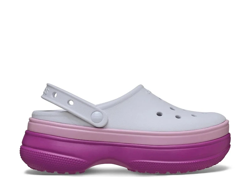 Classic Stacked Platform Clog