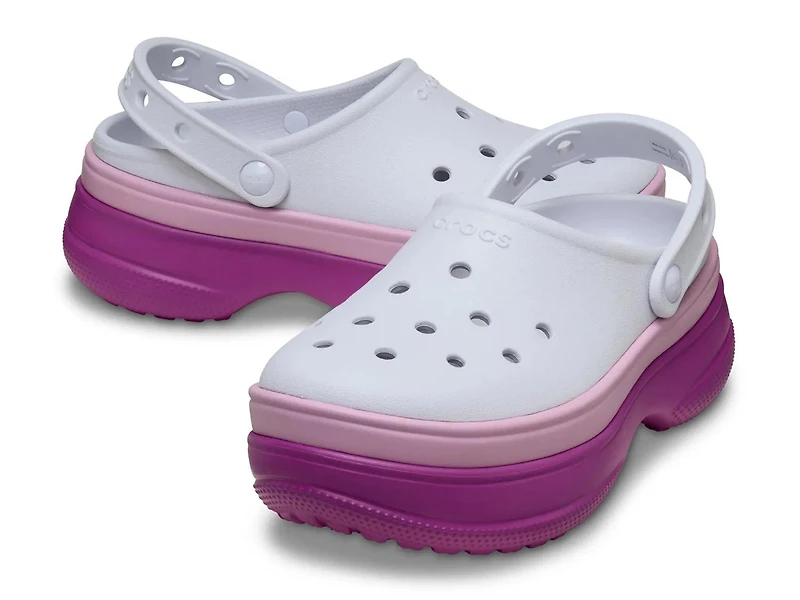 Classic Stacked Platform Clog