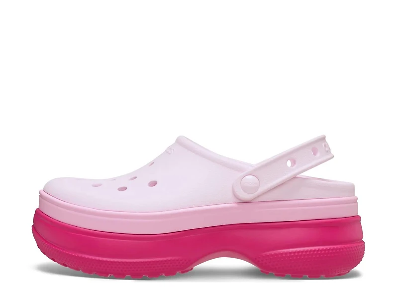 Classic Stacked Platform Clog