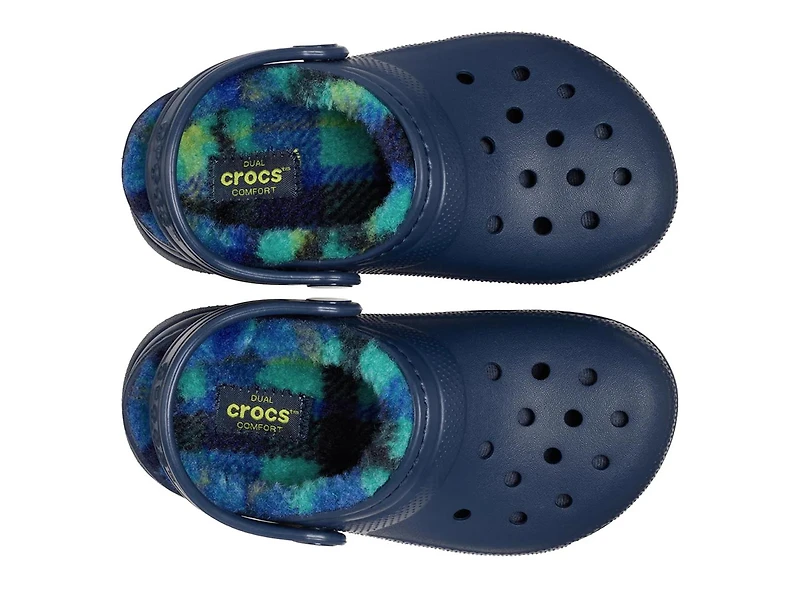 Classic Lined Bold Check Clog