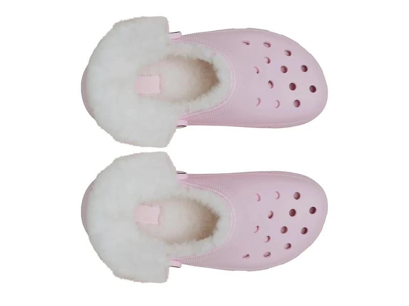 Classic Fuzzy Lined Platform Clog