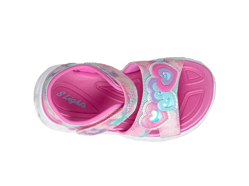 S-Lights Heart Lights Beam Light-Up Sandal - Kids'
