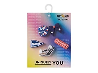 Cheer Jibbitz Set - 5 Pack