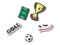 Soccer Star Jibbitz Set - 5 Pack