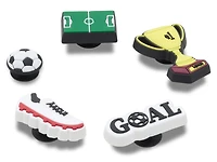 Soccer Star Jibbitz Set - 5 Pack