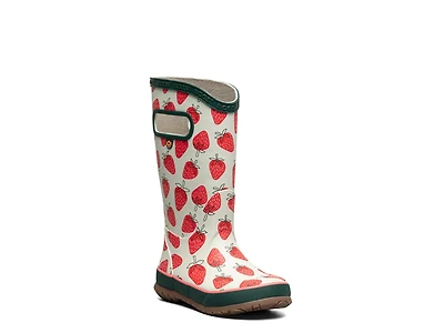 Strawberries Rain Boot - Kids'