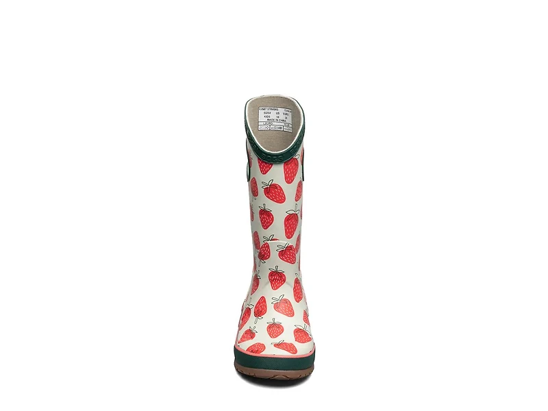 Strawberries Rain Boot - Kids'