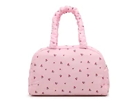 Cherry Quilted Duffle Bag