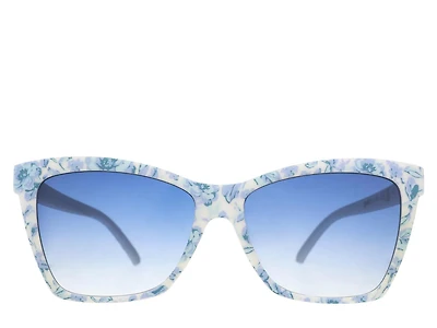 Partial to Porcelain Polarized Sunglasses