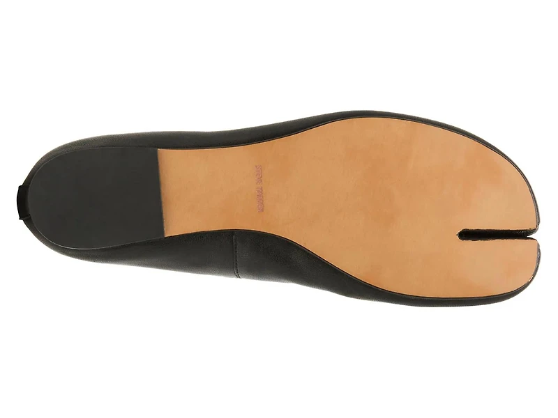 Calico Split Toe Flat