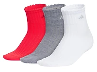 Sport Fashion Women's Quarter Socks - 3 Pack