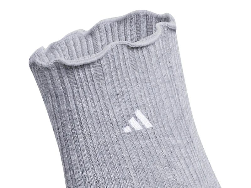Performance Ruffle Women's Quarter Socks - 3 Pack 