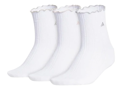 Performance Ruffle Women's Quarter Socks - 3 Pack 