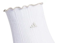 Performance Ruffle Women's Quarter Socks - 3 Pack 