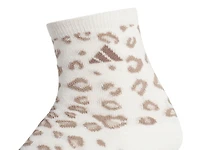 Leopard Luxe Women's High Quarter Socks - 3 Pack