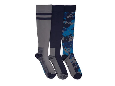 Nylon Women's Compression Knee Socks - 3 Pack