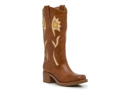 Miranda 10 Flower Western Boot