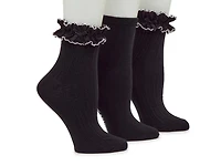 Lace Trim Women's Ankle Socks