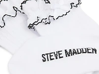 Lace Trim Women's Ankle Socks - 3 Pack