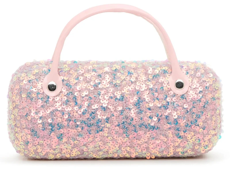 Aviator Sequin Kids' Sunglasses & Hard Case Set