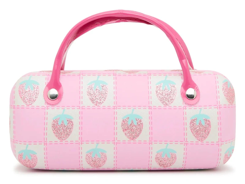 Pink Strawberry Kids' Sunglasses & Hard Case Set