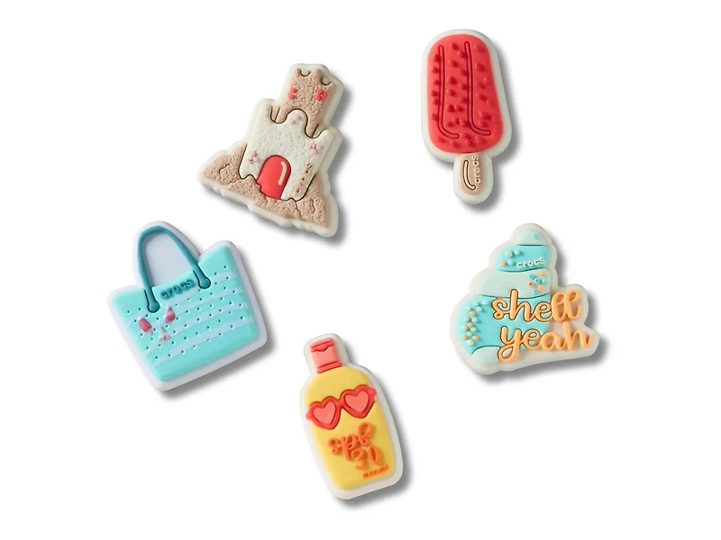 Beachy Fun Jibbitz Set - 5 Pack
