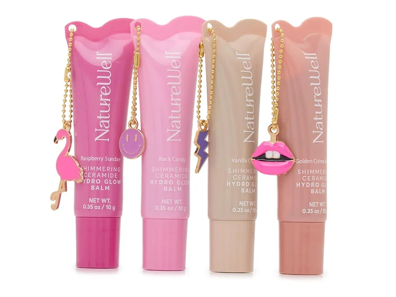 Shimmering Ceramide Hydro Glow Lip Balm - 4 Pack