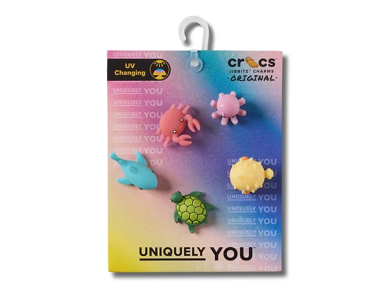 UV Changing Sea Animals Jibbitz Set - 5 Pack