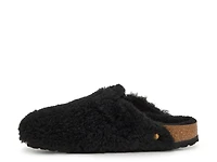 Boston Big Buckle Shearling Clog - Women's
