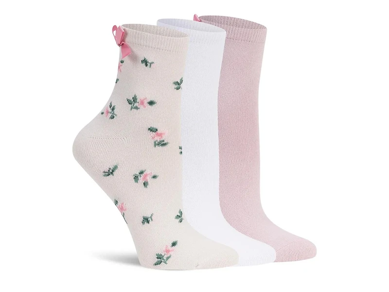 Powder Girly Crew Socks - 3 Pack