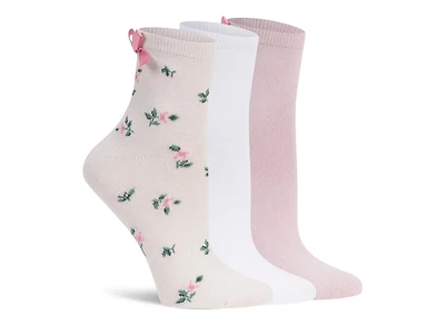 Powder Girly Crew Socks - 3 Pack