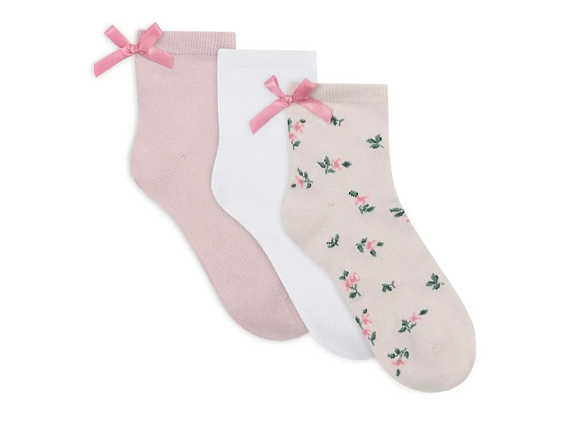 Powder Girly Crew Socks - 3 Pack