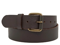 Milled Men's Leather Belt