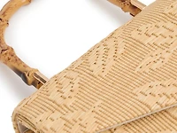 Bamboo Handle Satchel