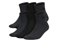 Athletic Cushioned Men's Quarter Socks - 6 Pack