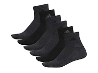 Athletic Cushioned Men's Quarter Socks - 6 Pack