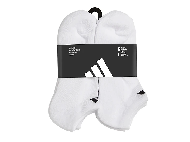 Athletic Cushioned Men's No Show Socks