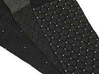 Patterned Men's Crew Socks - 3 Pack